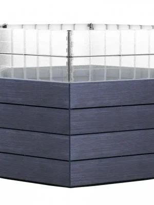 Kracherpreis Garantia ERGO Hochbeet » Turbo L 75 « All-in-One Set - Wood u. FLORA