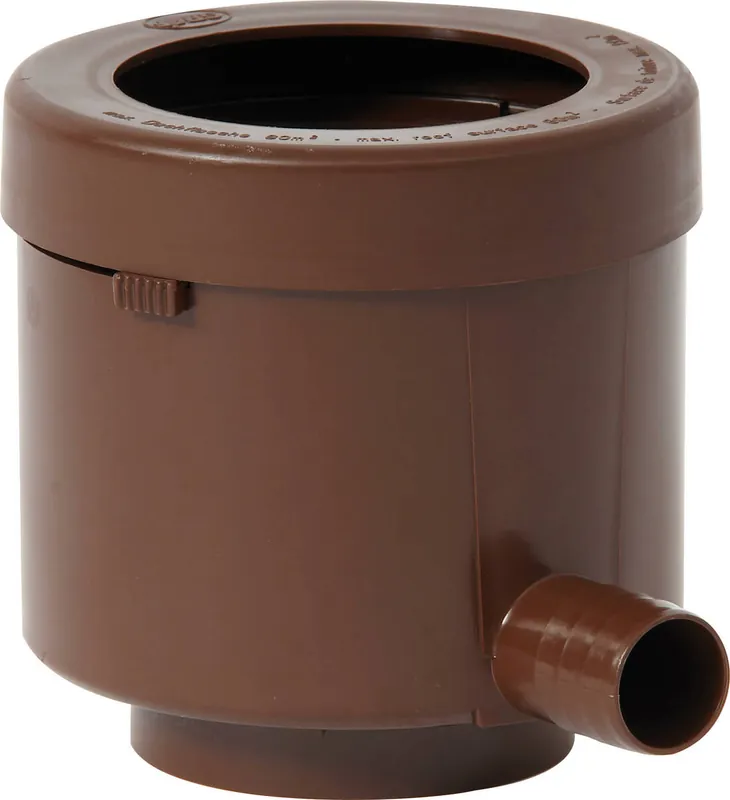 GARANTIA Fallrohrfilter » Füllautomat de-luxe « DN 70-100 in braun Knallerangebot