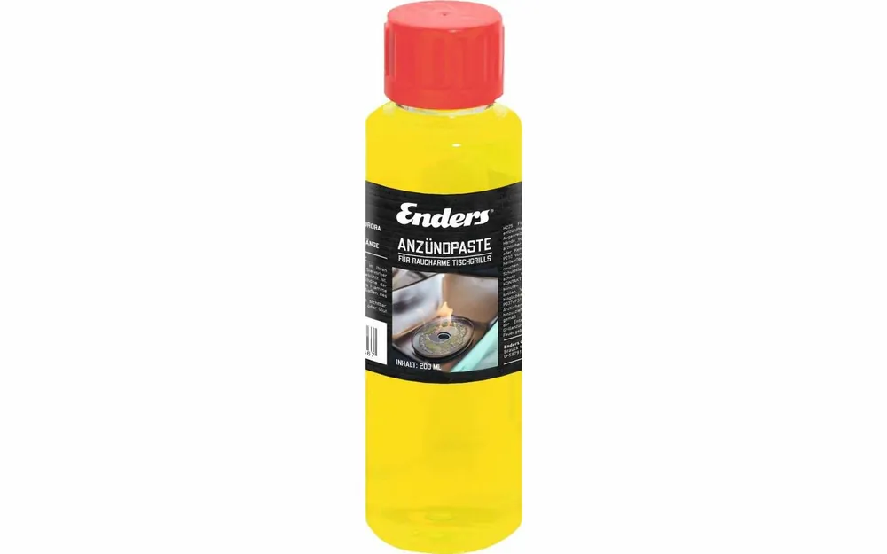 Enders Anzündpaste » für Tischgrills « 200 ml Flasche Geprüft