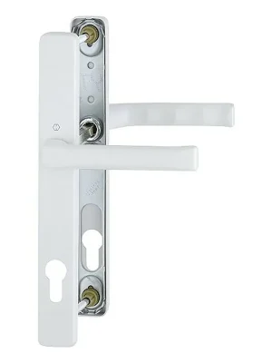 Hoppe Drückergarnitur » Türdicke 57-62 mm « Aluminium Verkehrsweiß Schnäppchen