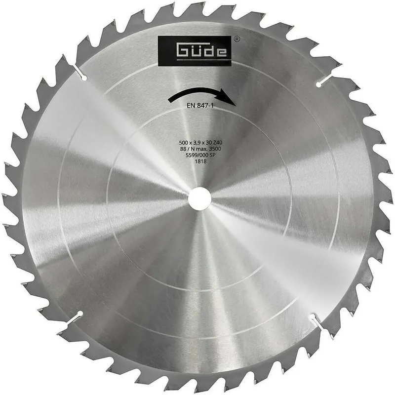 Knallerangebot Güde Brennholzsägeblatt » HM 500x30x40Z « ⌀500 mm