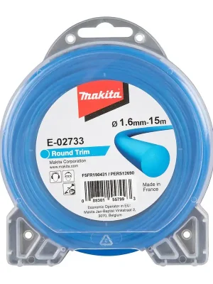 Jetzt Kaufen Makita Mähfaden » E-02733 « für Rasentrimmer - rund 1,6 mm