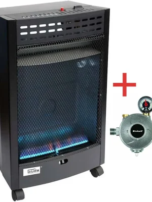 Güde Gasheizer » Blueflame 4200B « inkl. Innendruckregler für Räume Schnäppchen