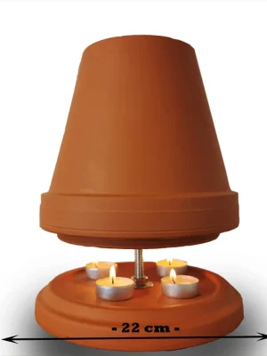 DIY Set » Teelichtofen, Teelichtheizung « XXL 2-Topf Methode Top-Seller