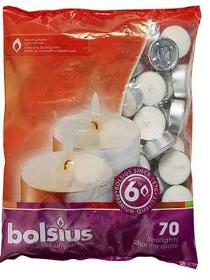 Neuheit Bolsius Teelichter » 45928 / 6h « 70 Stück