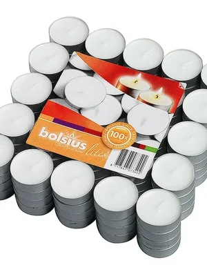 Bolsius Teelichter » 73402 / 3,5 h « 100 Stück Heißes Angebot