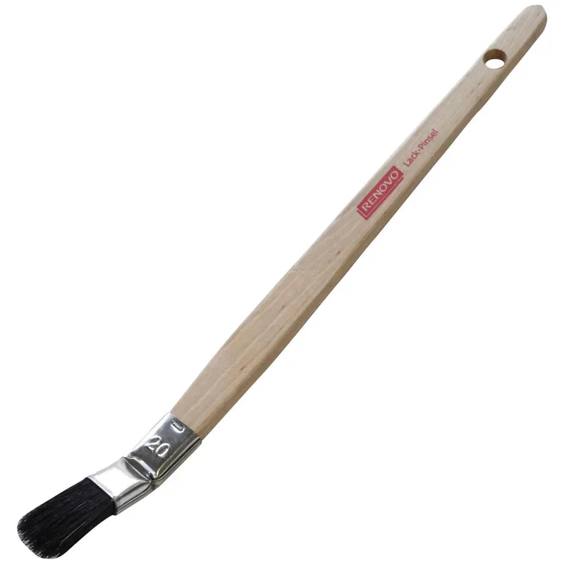 Renovo Plattpinsel » 20 mm « Naturborsten, für Lacke Schnäppchen