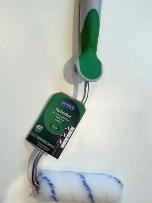 Meistverkauft Renovo Farbroller » Blue 10 cm « Für Latex- und Cremefarben