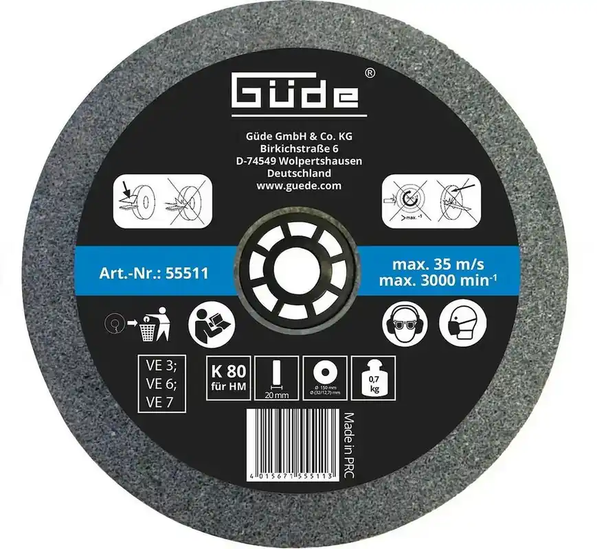 Schneller Versand Güde Schleifscheibe » 55511 « K80 - 150 x 20 x 32 mm
