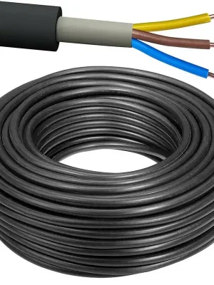 Echt Waskönig+Walter Erdkabel 25 Meter » 3x 1,5mm² « 230 Volt