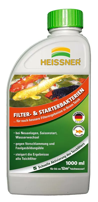 Heissner Teichpflege » FILTER und START-BAKTERIEN « 1000 ml Angebot