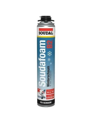 Soudal Gun Winterschaum » PU-Schaum bis Minus -10 °C « 750 ml Nur Für Kurze Zeit