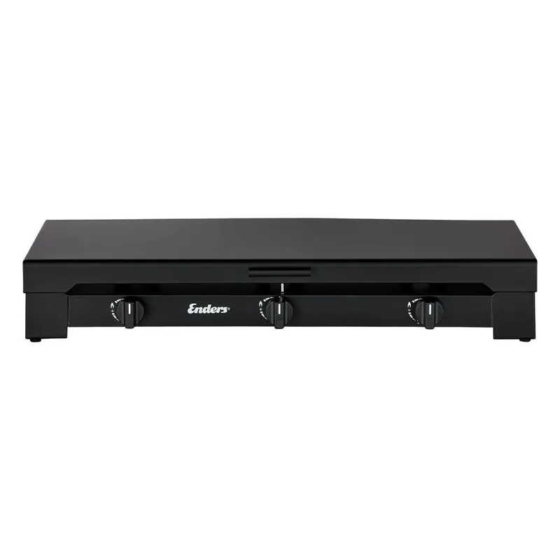 Geprüft Enders Gaskocher » DALGETY BLACK 3 « 3x 2,3 kW Edelstahlbrenner