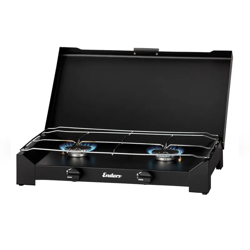Enders Gaskocher » DALGETY BLACK 2 « Edelstahlbrenner 2 x 2,3 kW Nur Für Kurze Zeit