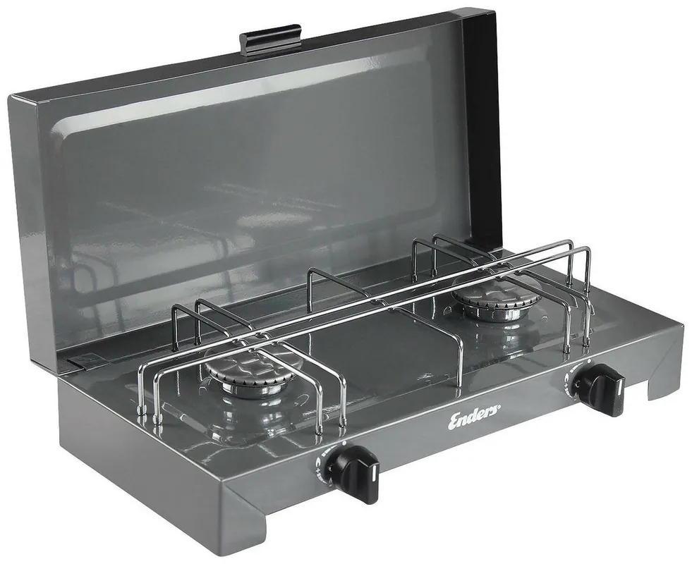 Jetzt Bestellen Enders Gaskocher » Canberra 2 « Mit 2 x 2,3 kW Starkbrennern