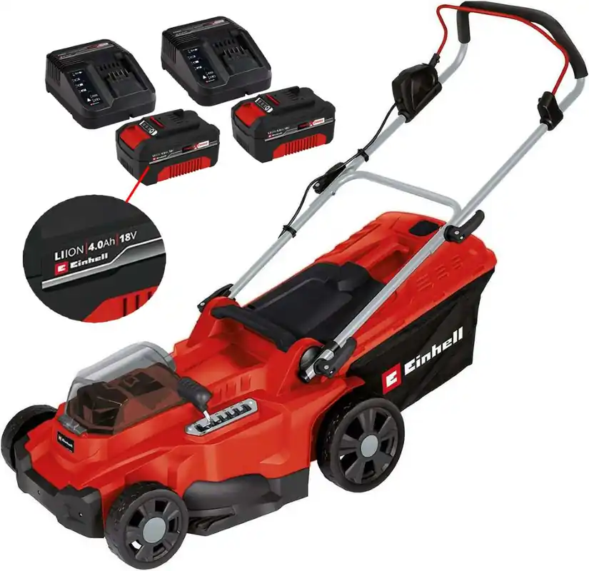 Einhell Akku-Rasenmäher » GC-RM 36 Li « Kit 2x4Ah Akkus Nur Heute