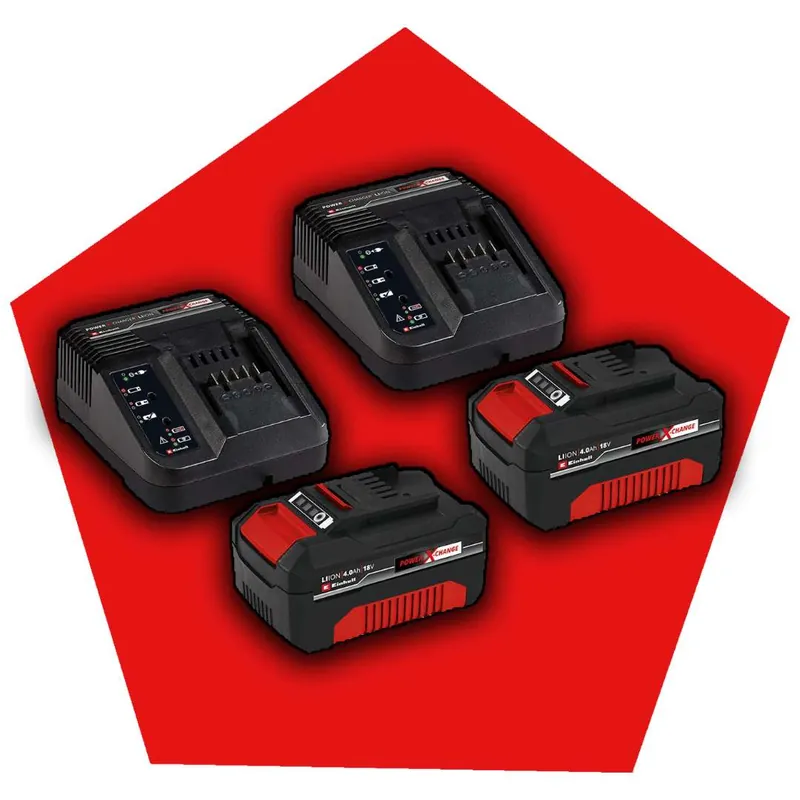 Sonderaktion Einhell POWERKIT » PXC Starter Kit « 2x 4.0 Ah Akku 2x Ladegerät