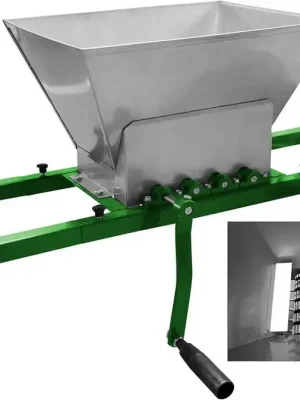 Güde Obstmühle » OM15 « Große Kurbel, 15 Liter Edelstahltrichter Must-Have
