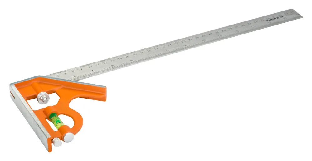 Must-Have Bahco Kombinationswinkel » CS150 « inkl. Griff u. Metall-Reißnadel