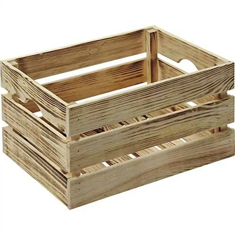 Günstig Kesper Aufbewahrungsbox » 23 x 40 x 30 cm « Kiefernholz geflammt