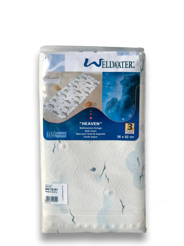Wellwater Badewanneneinlage » Heaven « 36 x 92 cm, TÜV, rutschhemmend Bestpreis
