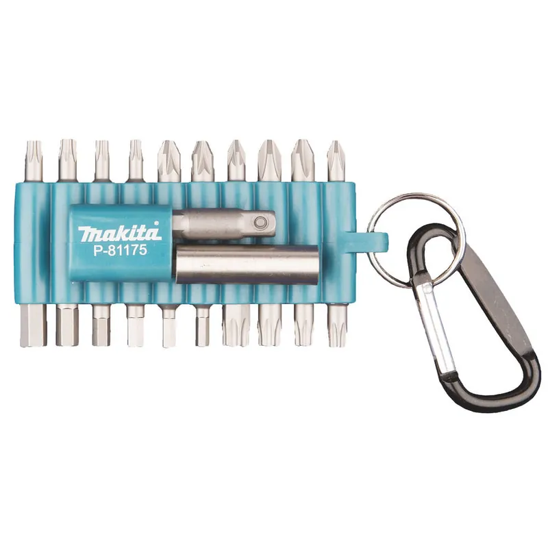 Nur Heute Makita Original Zubehör » P-81175 « 22-teilig, Bit-Set mit Karabiner