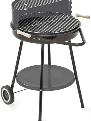 Mr. Gardener Grillwagen » Santa Fe « Rundgrill, Windschutz, Wärmerost Neu Im Sortiment