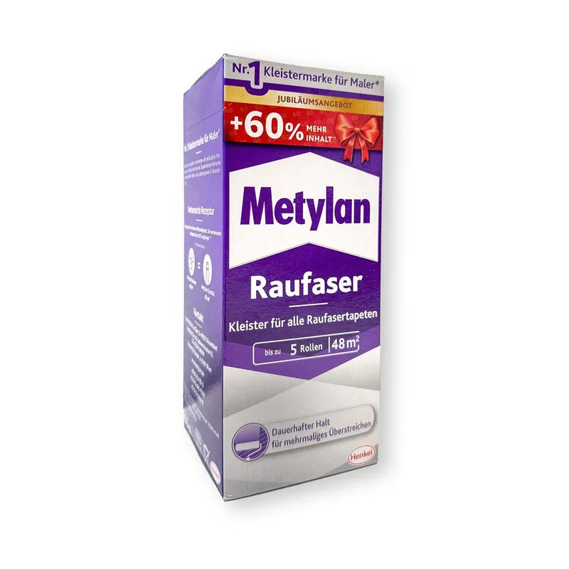 Henkel Tapetenkleister » Metylan Raufaser « 300 g Sonderedition, +60 % Sichere Zahlung