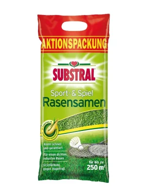 Günstig Substral Premium Rasensamen » Sport und Spiel « 5 kg, bis 250 m²