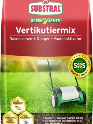Mega-Angebot Substral Rasenpflege » 3-in-1 Vertikutiermix « 8 kg, bis 266 m²
