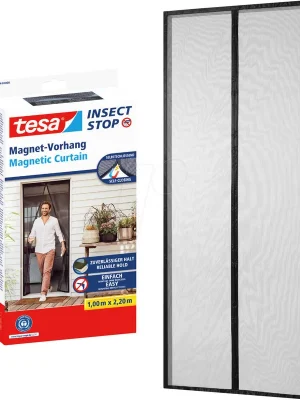 Tesa Magnet-Vorhang » Insect Stop « Insektenschutz 1,00 x 2,20 m Heißes Angebot