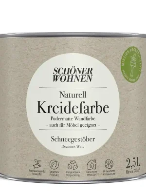 Top-Seller Schöner Wohnen Kreidefarbe » Schneegestöber « 2,5 L matt