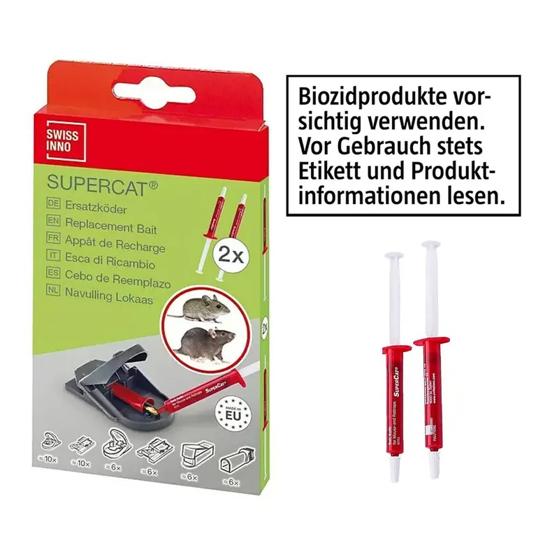 Neu Swissinno Ersatzköder Spritze » Supercat « 2er Set