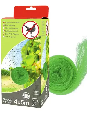Saisonangebot Swissinno Vogelschutznetz » Natural-Control « 4 x 5 Meter, UV-resistent