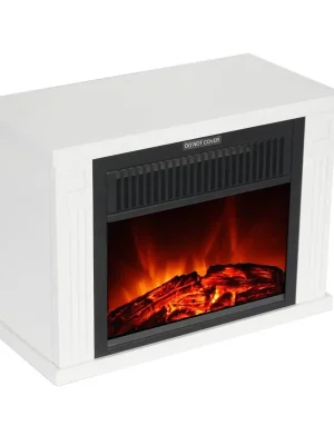 El Fuego Elektrokamin "Brügge" AY0689, 2 Heizstufen, weiß, Kamin, Heizung Beliebt