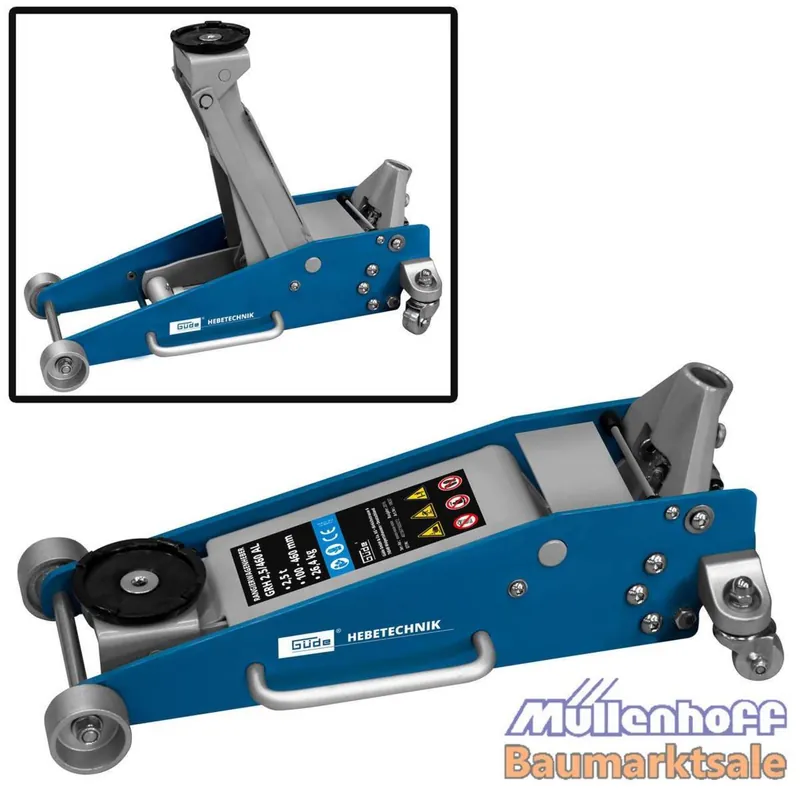 Echt Güde Rangierwagenheber GRH 2,5/460 AL, Aluminium, Wagenheber, Heber, 2,5t