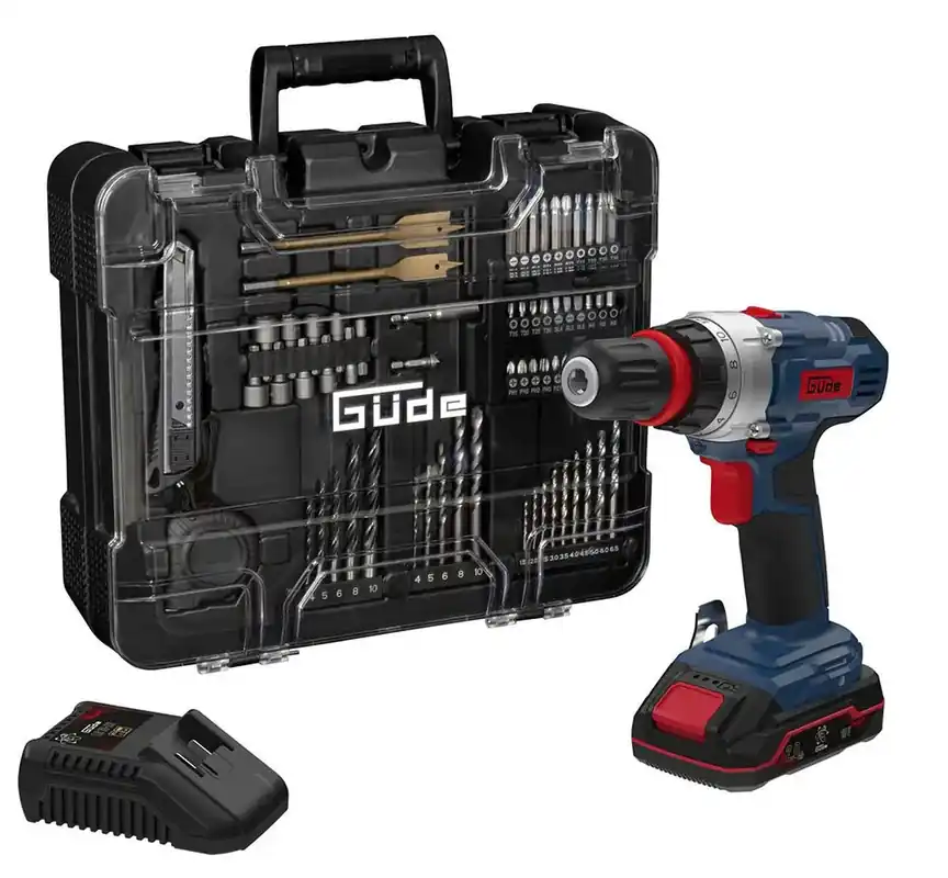 Güde Akku-Bohrschrauber » BS 18 Set « 126-tlg. 18V E3-Serie Billig
