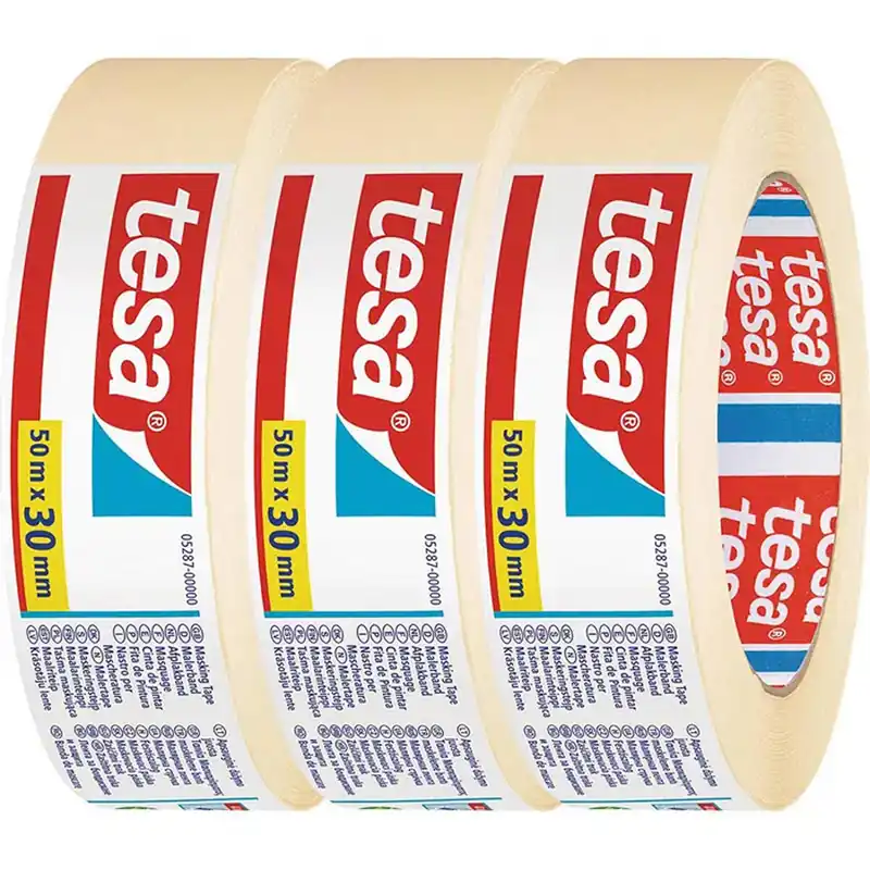 Angebot Tesa Kreppband » 55338 « Masking Economy, 30mm x 50m, 3 Rollen