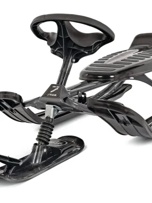 Begrenztes Angebot Stiga Lenkschlitten » Snowracer King Size GT « Schwarz, 2-Sitzer