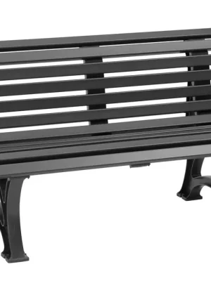 Preisreduziert Blome Gartenbank 3-Sitzer » Helgoland « in Graphitgrau - 150 cm