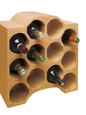Top-Seller Climapor Flaschenbox Bogenform » Terra « bis 12 Flaschen, max. Ø 9 cm