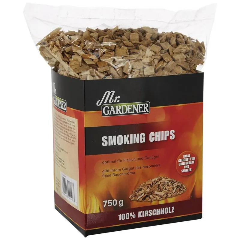 Mr. Gardener Räucherspäne 100% » Kirschholz « Smoking Chips Kracherpreis