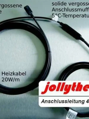 Top-Angebot Jollytherm selbstbegrenzende Dachrinnenheizung : Länge 19 Meter, 20 Watt/m