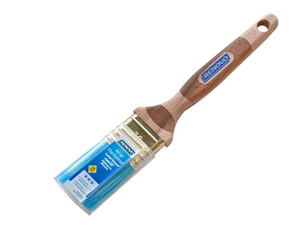 Markenprodukt Renovo Fill-Pro Acryl Flachpinsel » 38 mm « Für wasserbasierte Lacke