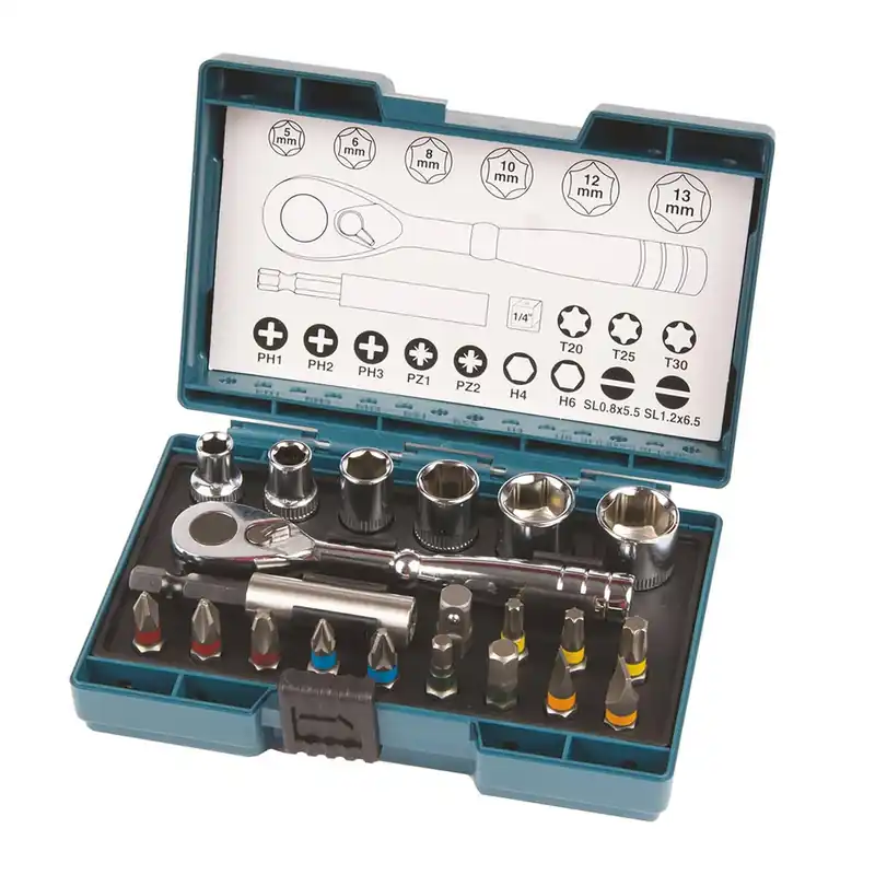Direkt Vom Hersteller Makita Ratschen-Bit-Set » B-54081 « 21-tlg. inkl. Koffer