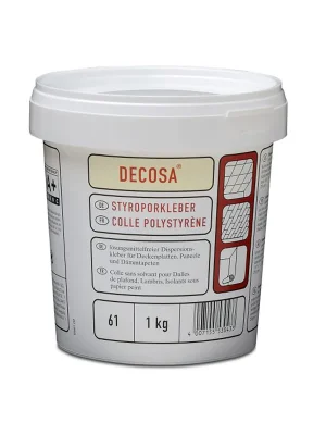 Decosa » Styroporkleber « 1 kg Eimer, für Dämmplatten, lösemittelfrei Sonderangebot