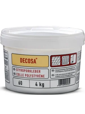 Decosa » Styroporkleber « lösemittelfrei, 4 kg Eimer, für Dämmplatten Sale
