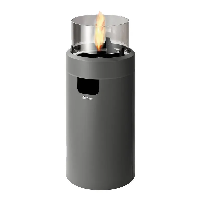Enders Terrassenfeuer » Nova LED M Grey « Ambientes Flammenlicht Zertifiziert