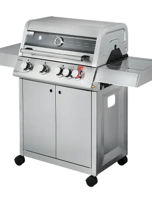 Geprüft Mr. Gardener Gasgrill » Virginia 4 « TURBO-ZONE™, HEAT RANGE™-System