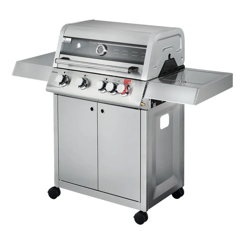 Geprüft Mr. Gardener Gasgrill » Virginia 4 « TURBO-ZONE™, HEAT RANGE™-System